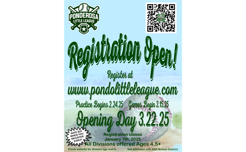 Spring 2025 Season Registration